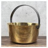 Brass Fur Trade Bucket Kettle Pot