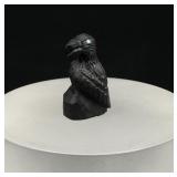 Rochelle Quam Zuni Carved Jet Raven Fetish