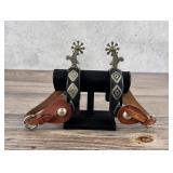 Colorado Silver Mounted Cowboy Spurs