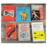 Group of Books on Weapons, Armor and Heraldry