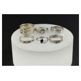 Collection of Sterling Silver Rings