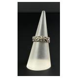 Uncas Forget Me Not Sterling Silver Ring