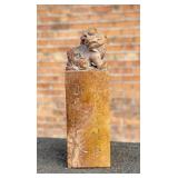 Antique Chinese Soapstone Carved Foo Dog Chop Seal