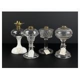 Collection of  Kerosene Whale Oil Lamps