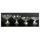 EAPG Flint Glass Footed Compotes