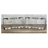 1929 Ford Model A License Plate Frame Set