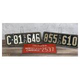 Collection of California License Plates
