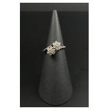 14k White Gold Diamond Ring