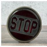 Glass Stop Tail Light Raised Lettering