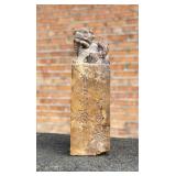 Antique Chinese Soapstone Carved Foo Dog Chop Seal