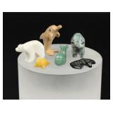 Collection of Carved Animal Fetish Beads