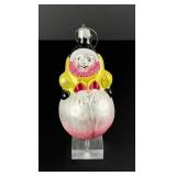 Christopher Radko Roly Poly Clown Ornament