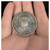 1985 A-Mark Life Liberty Happiness Silver Round