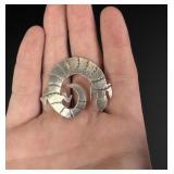Jason Livingston Navajo Sterling Lizard Brooch