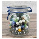 Jar of Vintage Marbles