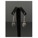 Sterling Silver Abalone Earrings