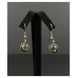 Sterling Silver Moonstone Earrings
