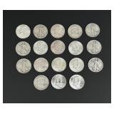 Franklin and Walking Liberty Silver Half Dollars