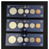 1956 1958 1963 Silver Proof Sets