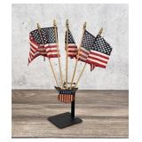 WW2 Automobile Radiator Flags Hood Ornament