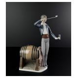 Lladro 5239 Wine Taster Porcelain Figurine