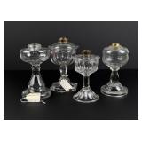 19th Century Kerosene Whale Oil Lamps