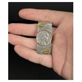 Navajo Buffalo Nickel Money Clip