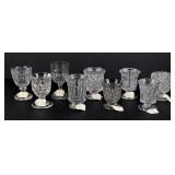 Collection of Flint Glass Spill Spooners