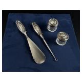 Art Nouveau Sterling Silver Vanity Articles