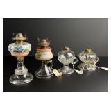 Kerosene Painted Finger Lamps