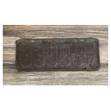 1917 Montana License Plate