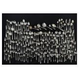 Large Collection of Sterling Silver Flatware
