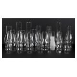 Collection of Oil Lamp Chimneys