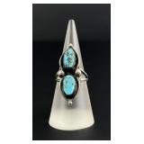 Navajo Sterling Silver Turquoise Ring