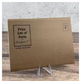 Ford Model T Price List of Parts Envelope