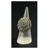 Sterling Silver Marcasite Ring