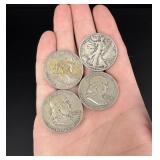 Collection of Silver Half Dollars