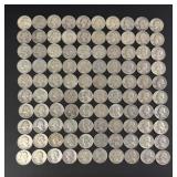 Collection of 100 Silver Quarters