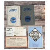 Ford Model T Touring Car Catalogs