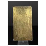 WW1 WWI 1916 Trench Art Brass Plaque