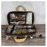 Portable Fly Fishing Fly Tying Kit and Accessories