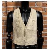 Vintage Handmade Canvas Hunting Vest