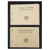 WW2 M-210 Message Books with Pigeon Paper