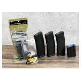 Collection of AR15 Rifle Magazines