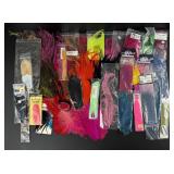 Group of Fly Fishing Fly Tying Supplies