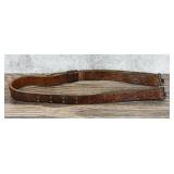 Tooled Leather Rifle Sling