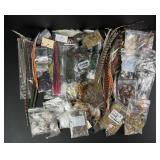Group of Assorted Hackle Fly Tying Material