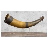 Antique Frontier Powder Horn