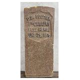 Battle of Little Bighorn Montana Headstone