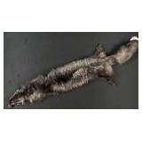 Ranch Silver Fox Fur Pelt Taxidermy